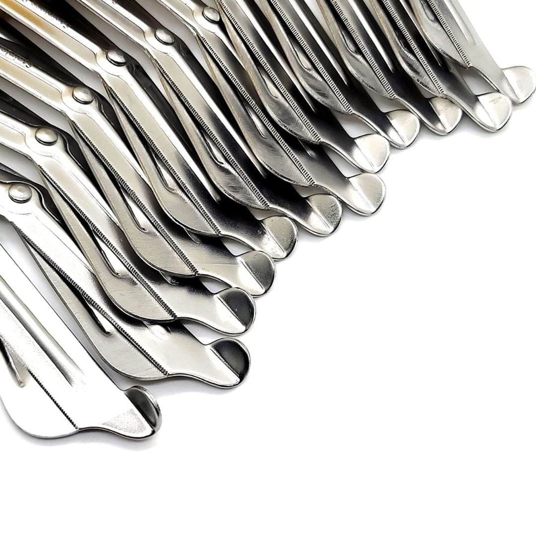 12/Pack Black Handle Trauma Shears 7.25" Stainless Steel Scissors for Paramedics, EMT, Nurses, Firefighters + More