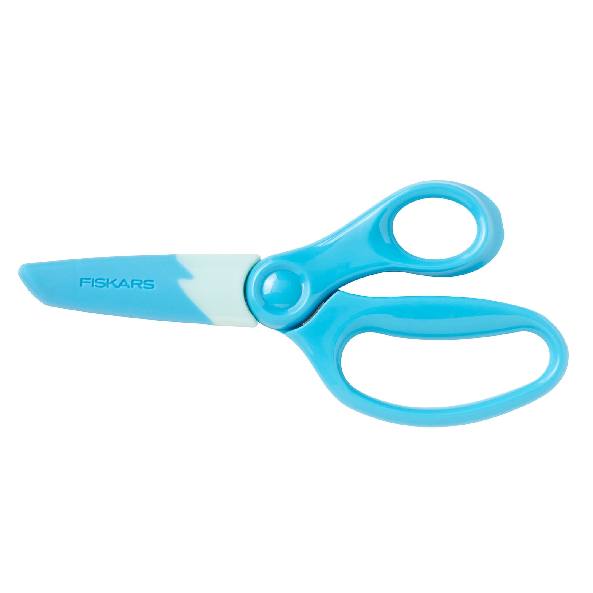 (2 pack) Fiskars Kids Scissors, 5", Blunt, School Supplies for Kids 4 to 7, Turquoise