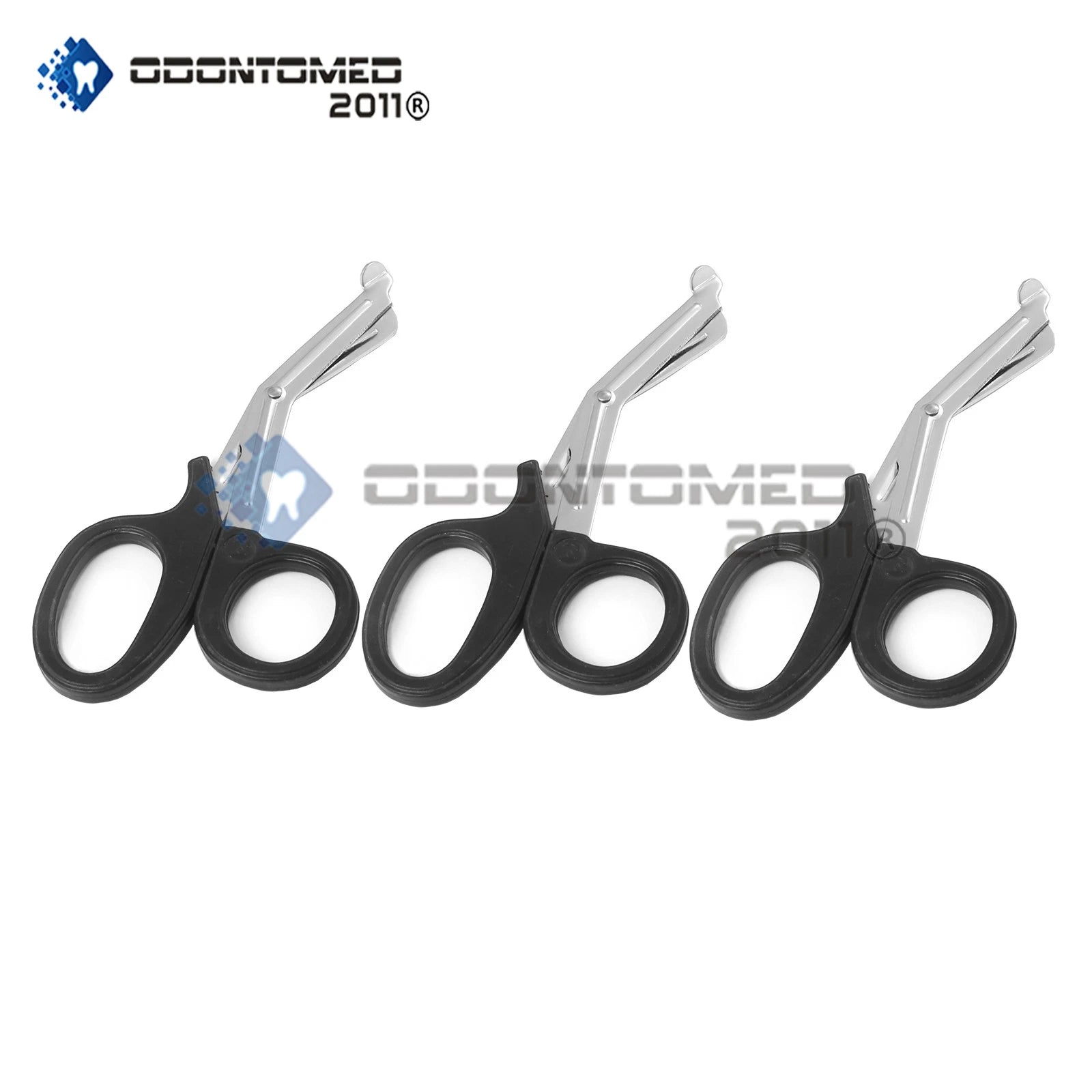 3 Emt Utility Scissors Shears 7.25" Black Colored