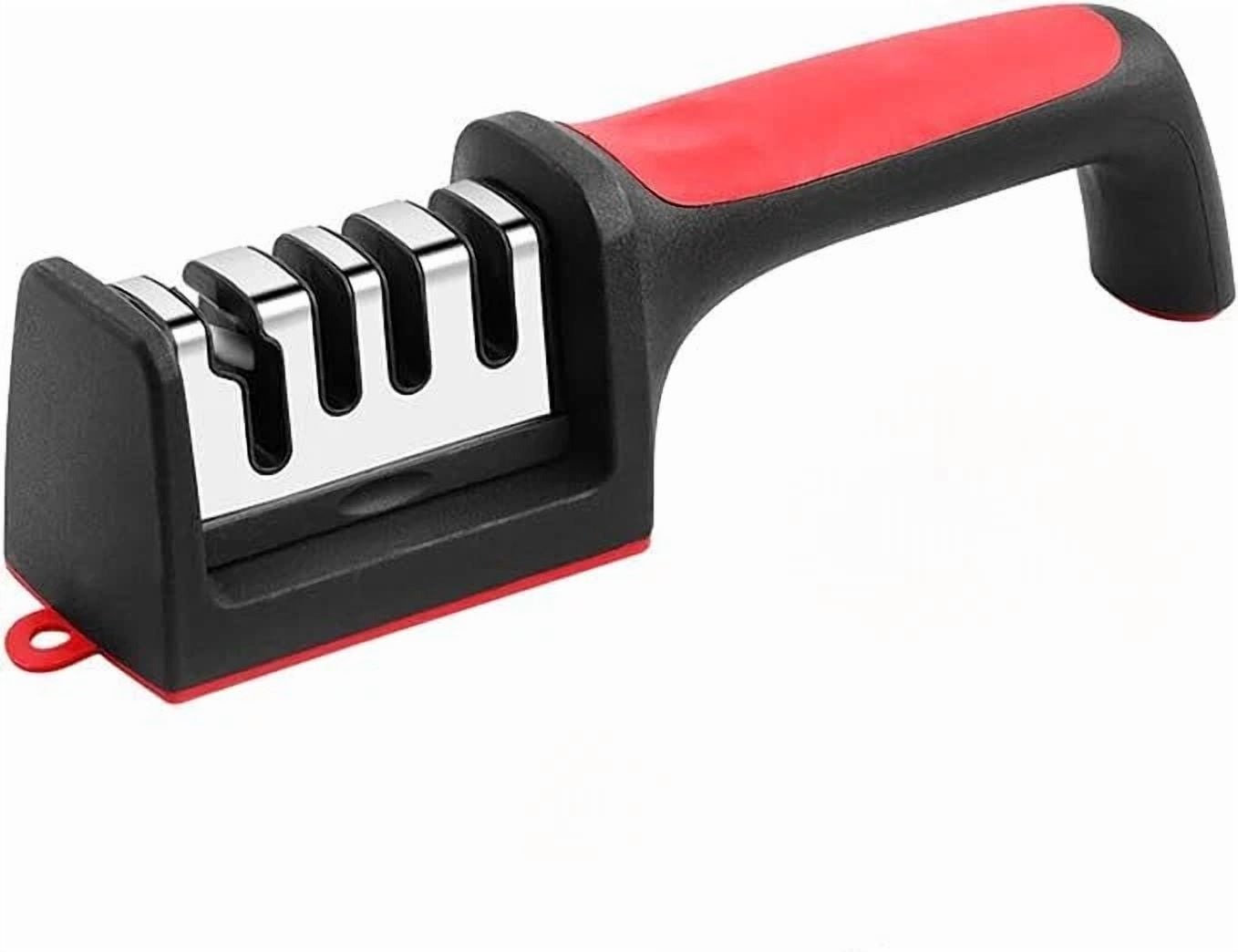 4 In1 Knife Sharpener 4-Stage Knife Sharpener For Ceramic &Steel Knives Scissors