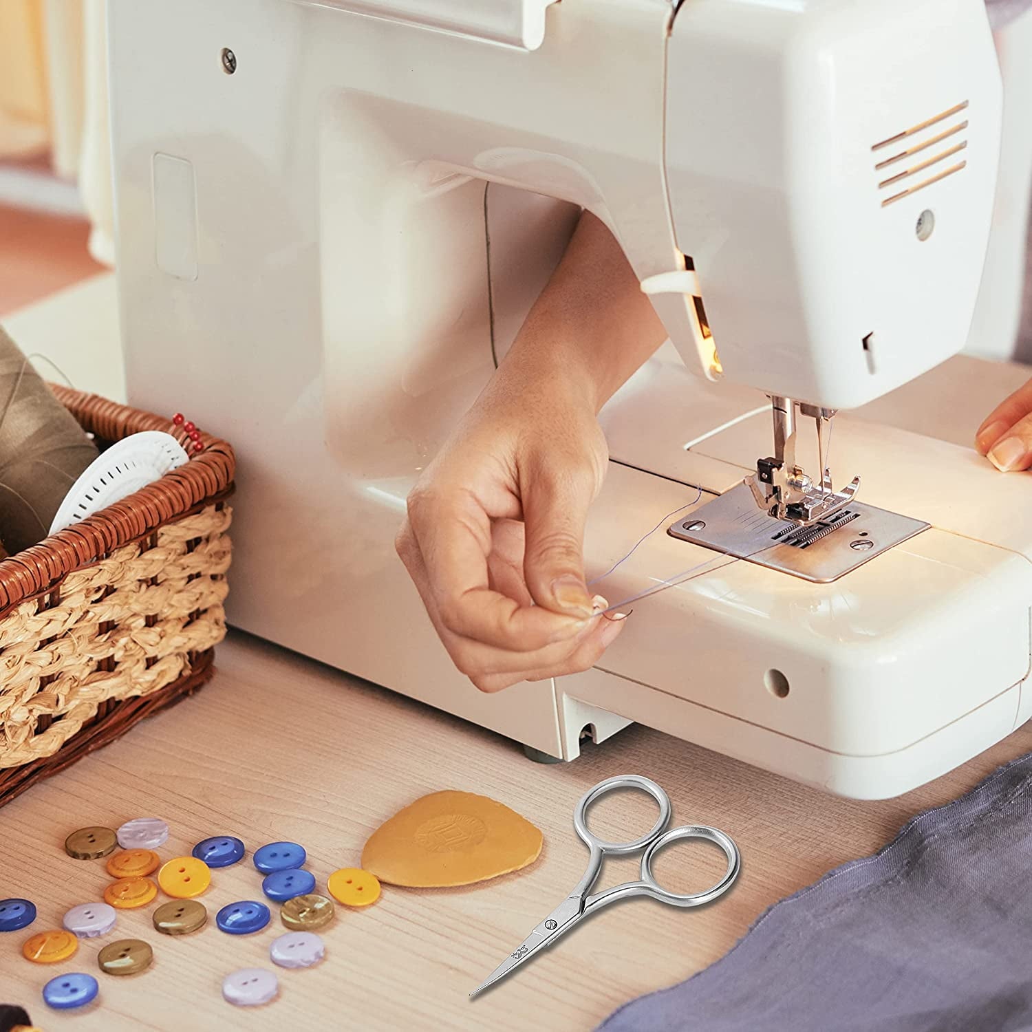 Mr. Pen- Embroidery Scissors, 3.5 inch, Sewing Scissors, Embroidery Scissors Curved, Small Sewing Scissors