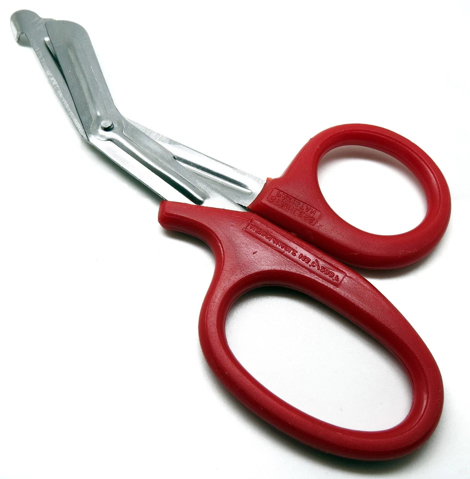 3 Pcs New Red Utility Scissors 7.25" Multi-Purpose Diy Ems Emt Shears Tools