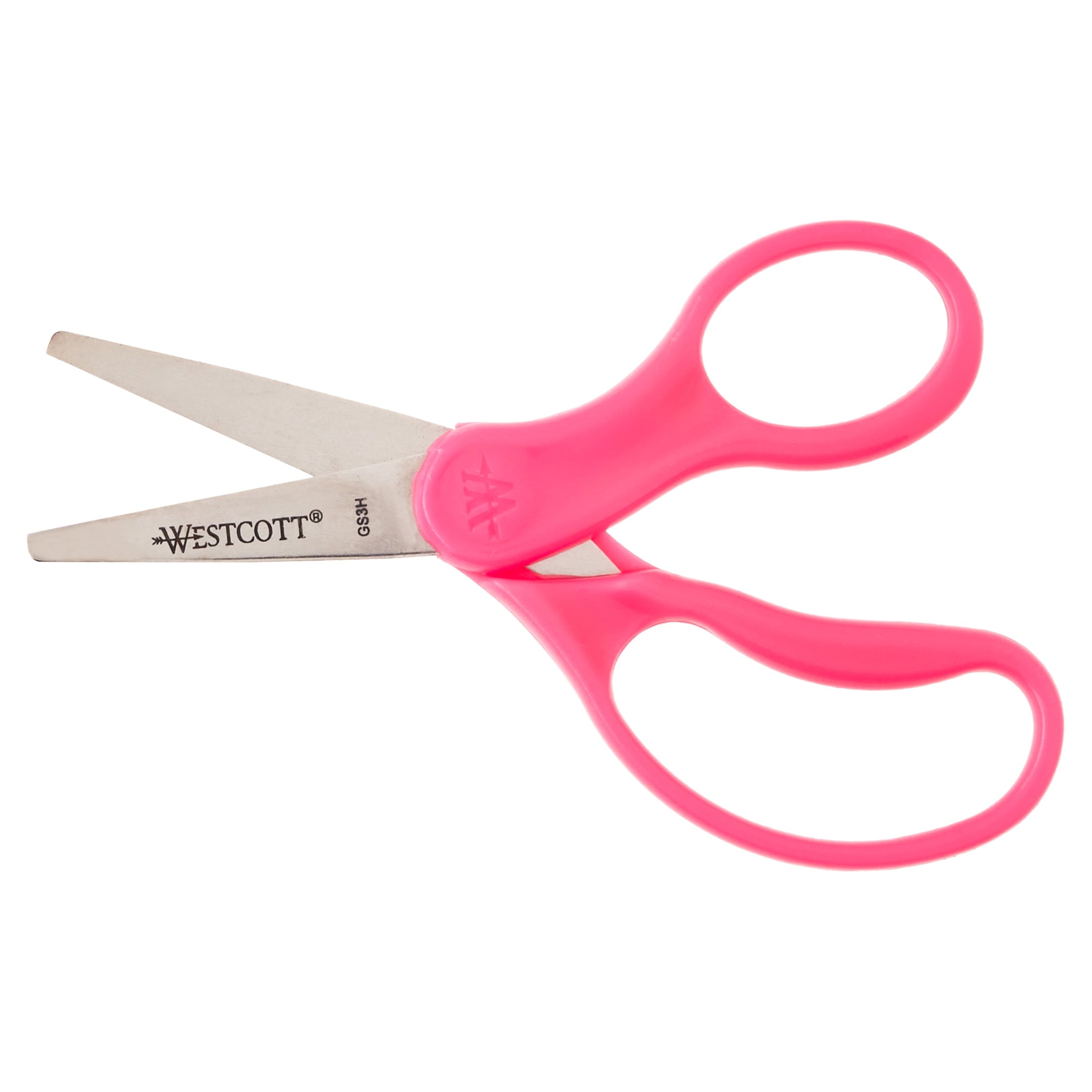 Westcott Kids Scissors, 5" Pointed, Assorted, 12/Pack, Preschool Educational Level.