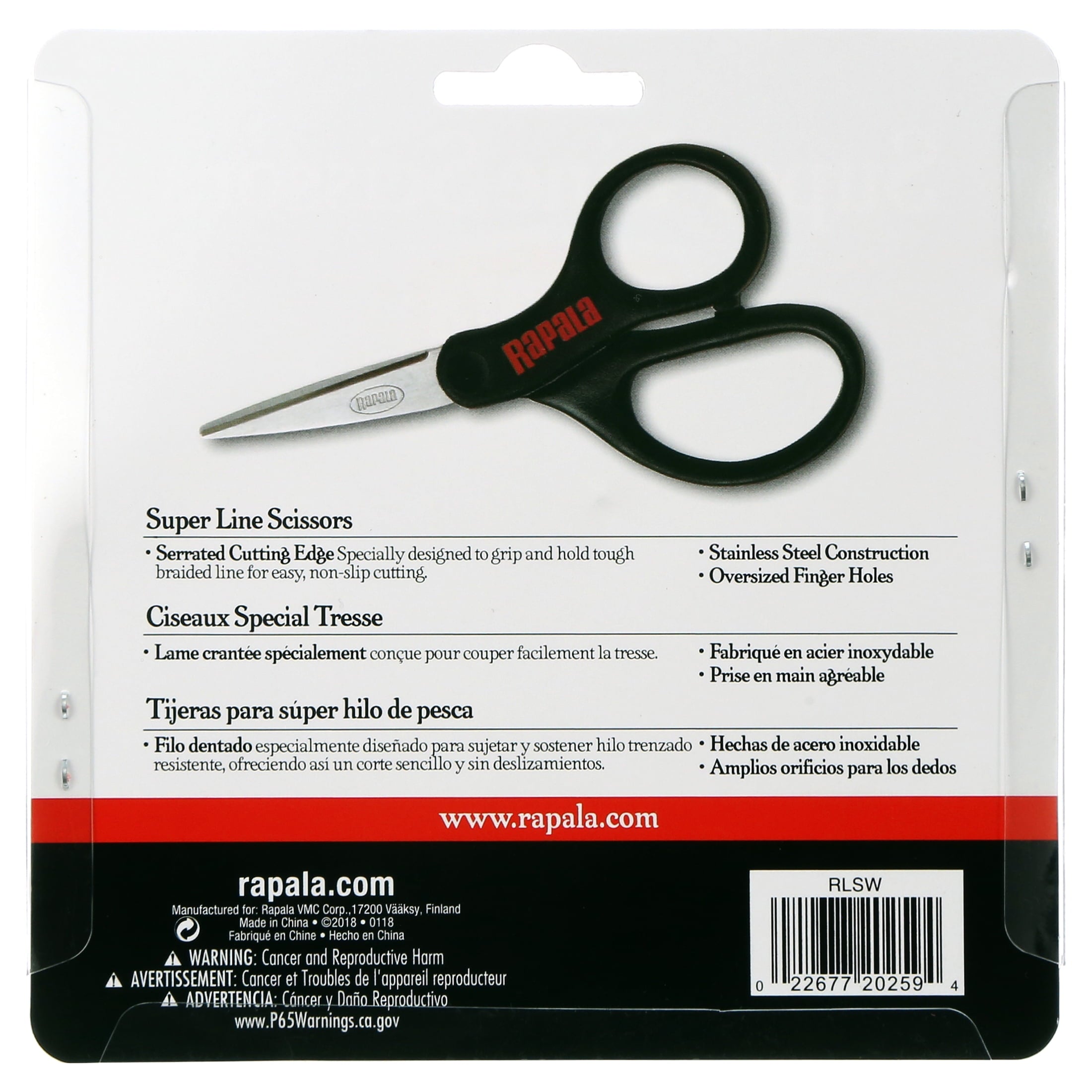 (4 pack) Rapala Superline Scissors