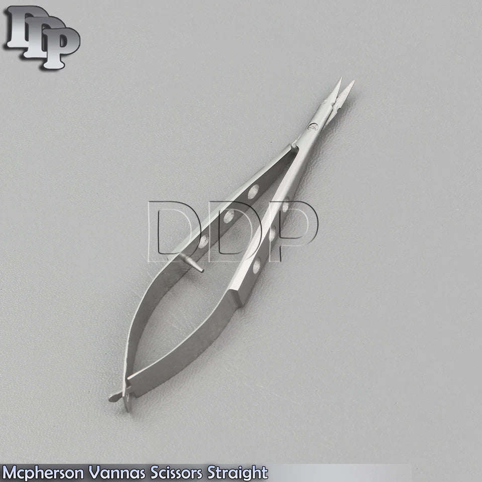 Premium Grade Pacifated Mcpherson Vannas Micro Scissors 10Mm Blade 4.5 Straight