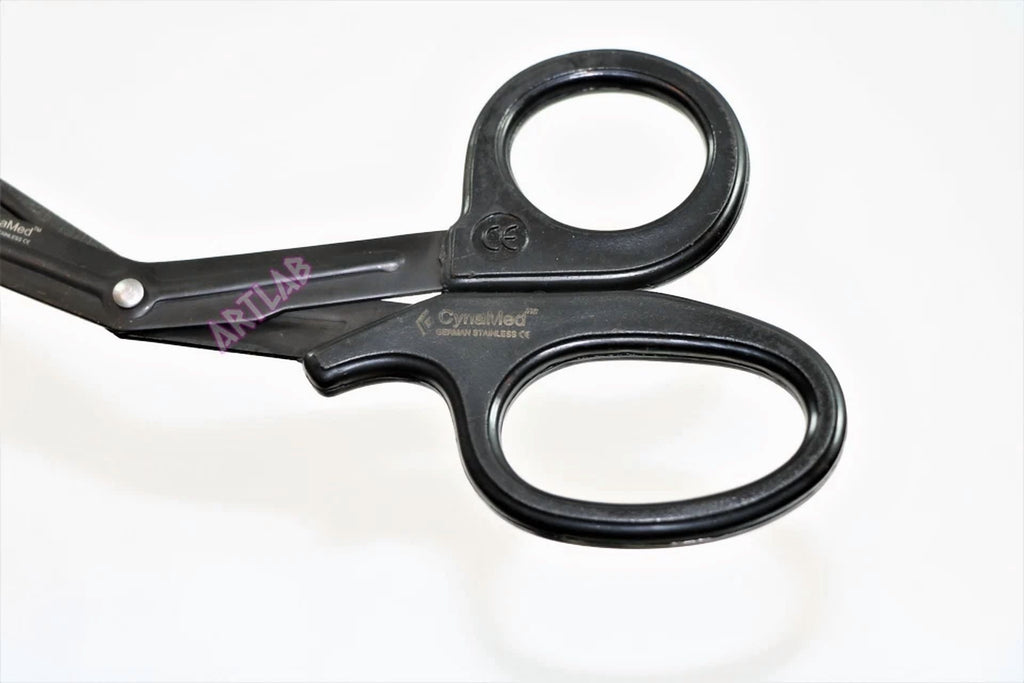 New Non-Stick 7.5" Emt Trauma Utility Bandage Scissors With 1 Reusable Penlight