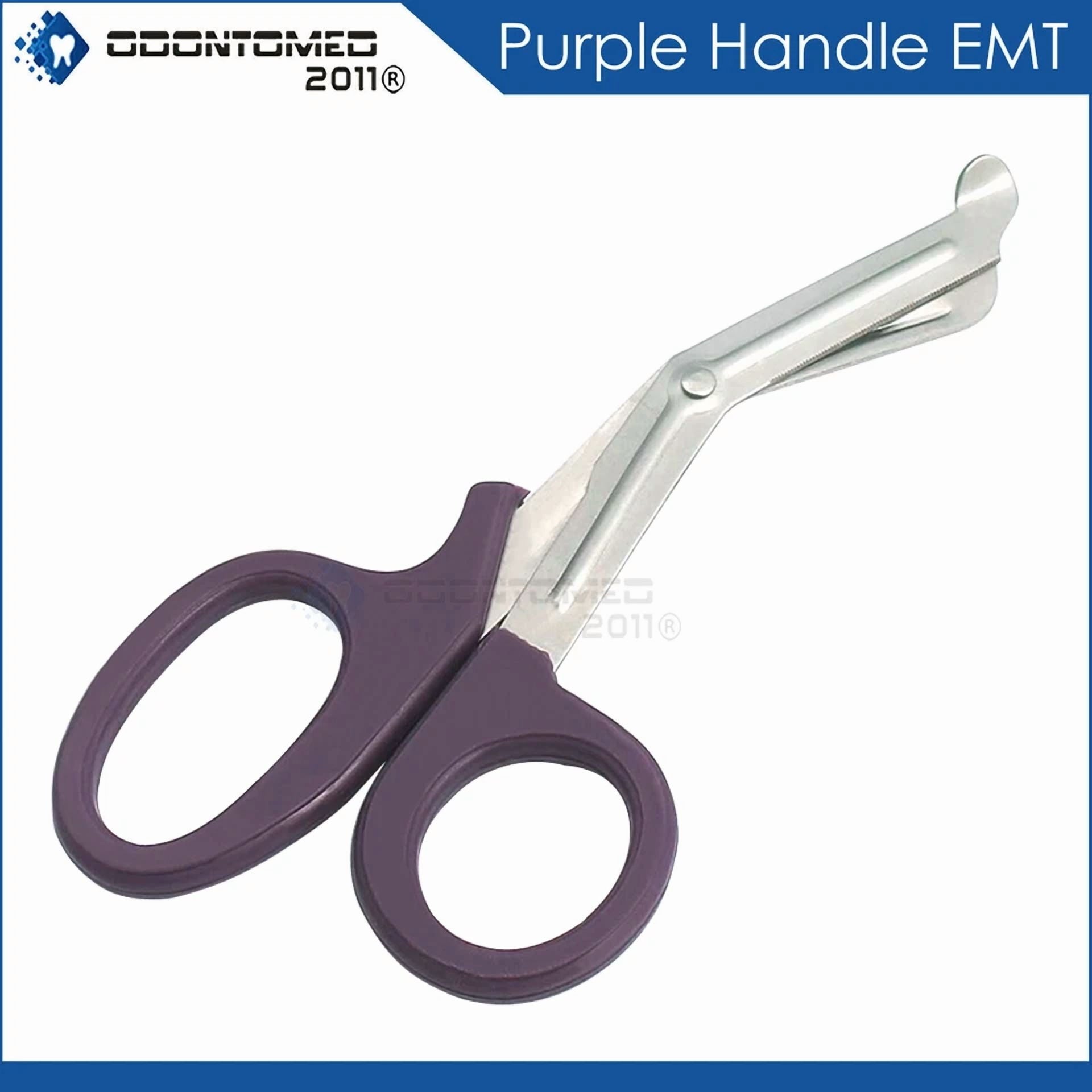 Emt Utility Scissors Shears 7.25" Purple Colored Odontomed2011