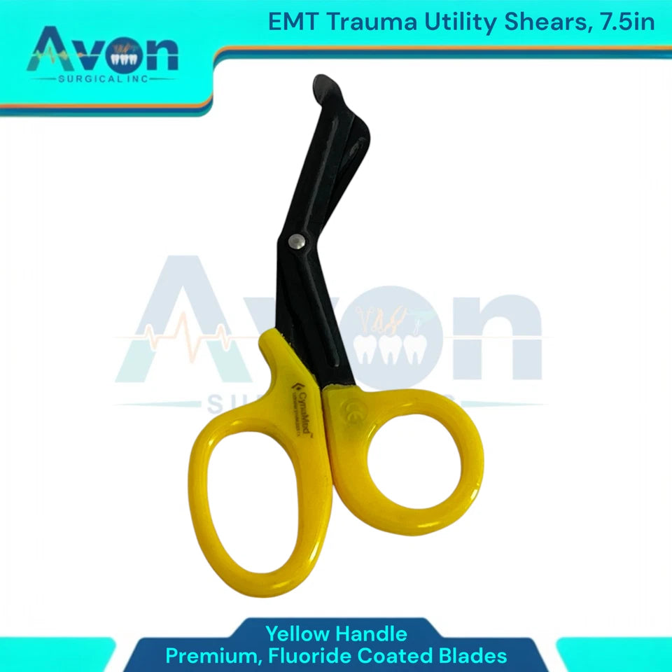 Utility Gauze And Bandage Cutting Scissors, 7.5In Utility Emt Shears, Non-Stick
