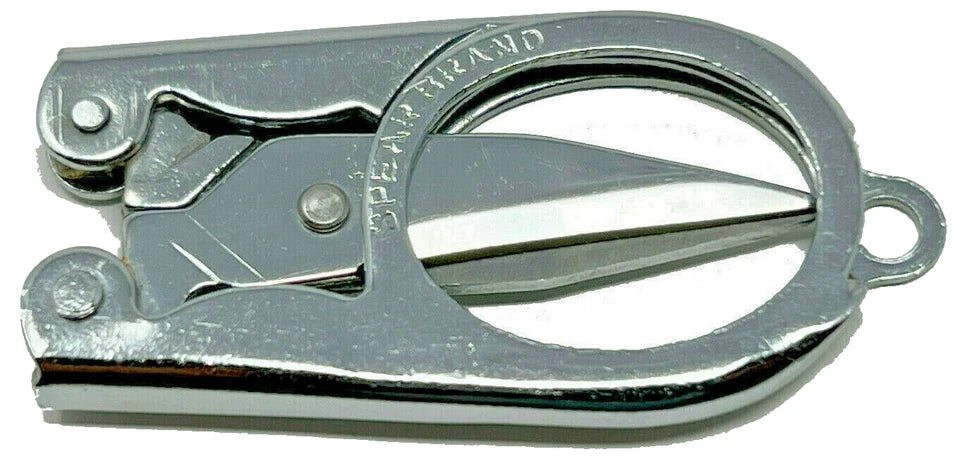 2-Pack Portable Folding Scissors - 3.5" - Metal Sharp Durable Travel Crafts Mini