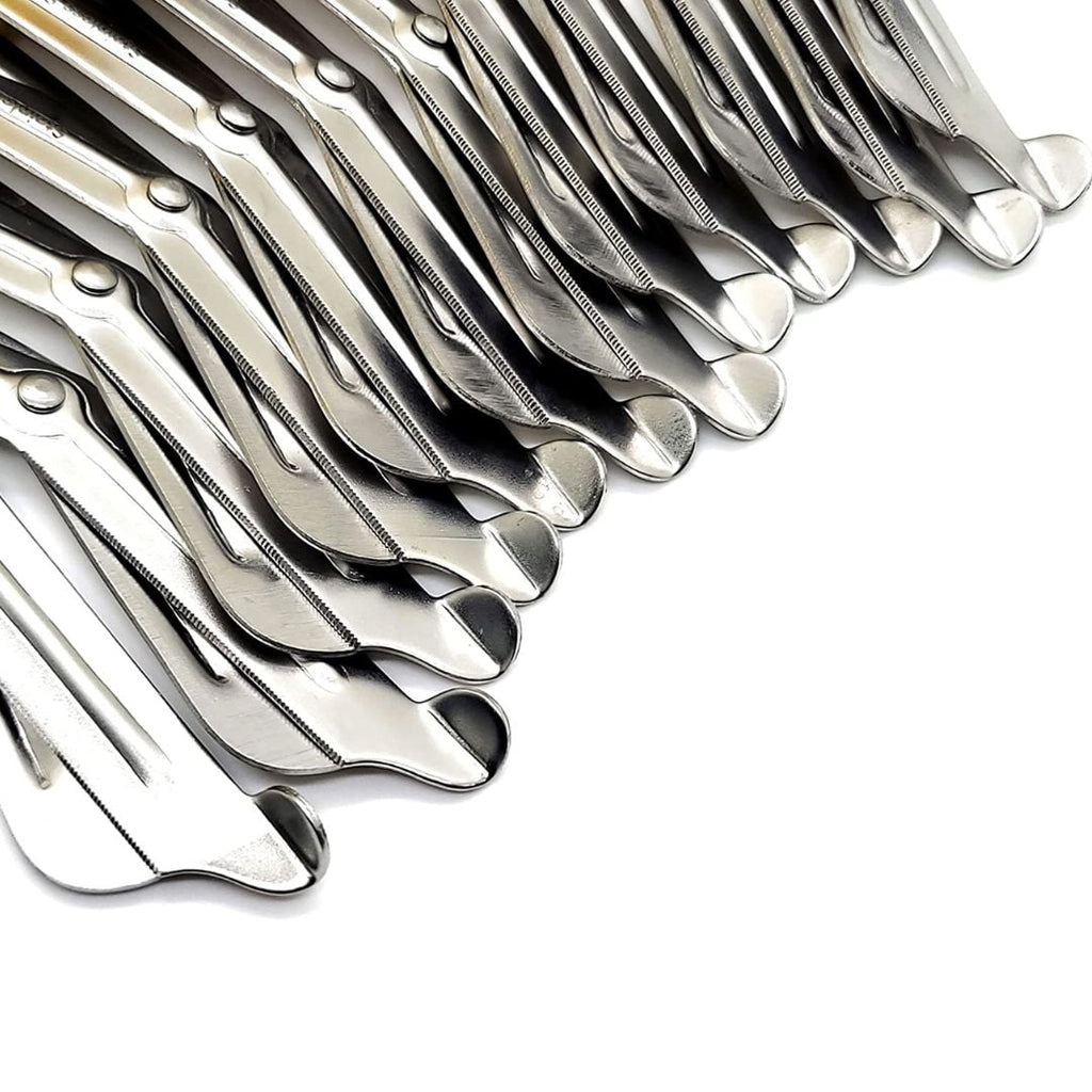 12/Pack Black Handle Trauma Shears 7.25" Stainless Steel Scissors for Paramedics, EMT, Nurses, Firefighters + More