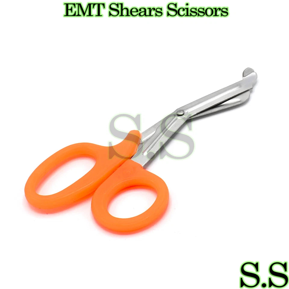 1 Emt Utility Scissors Shears 7.5" (Neon Orange)
