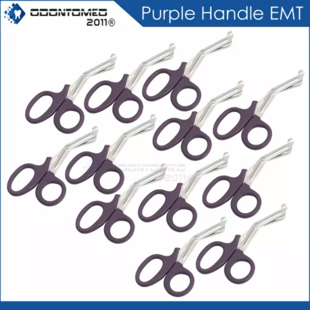 12 Emt Utility Scissors Shears 7.25" Purple Colored