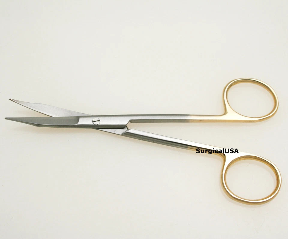 Fyna -Tc Goldman-Fox Scissors 5" Curved Serrated Blades New Surgicalusa Instruments