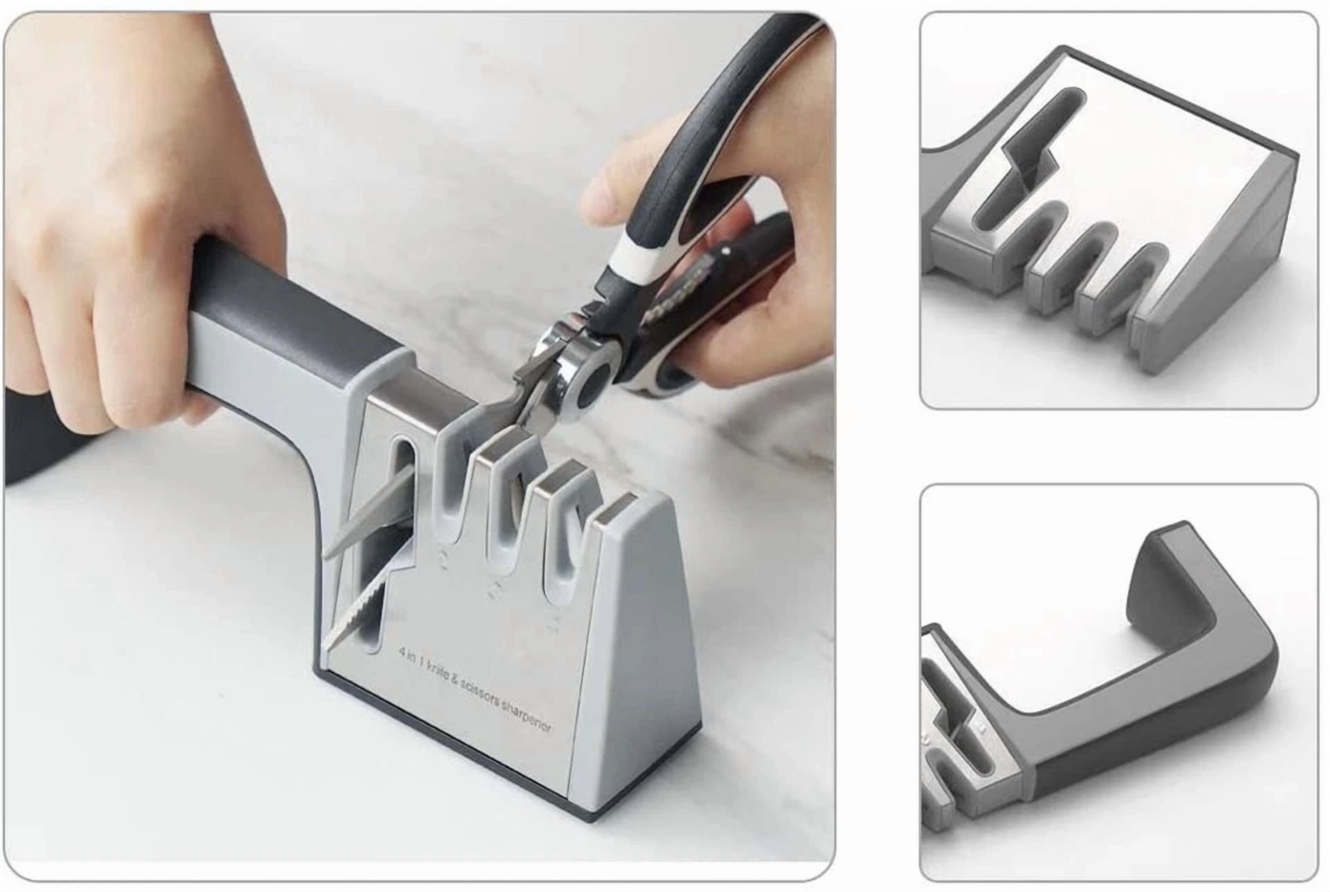 Knife Sharpener Professional System Scissors Tool Heavy Duty Diamond Tungsten