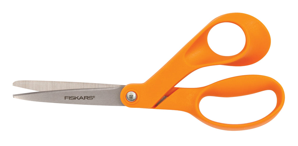 Fiskars 7" Petite Original, Orange-Handled Scissors