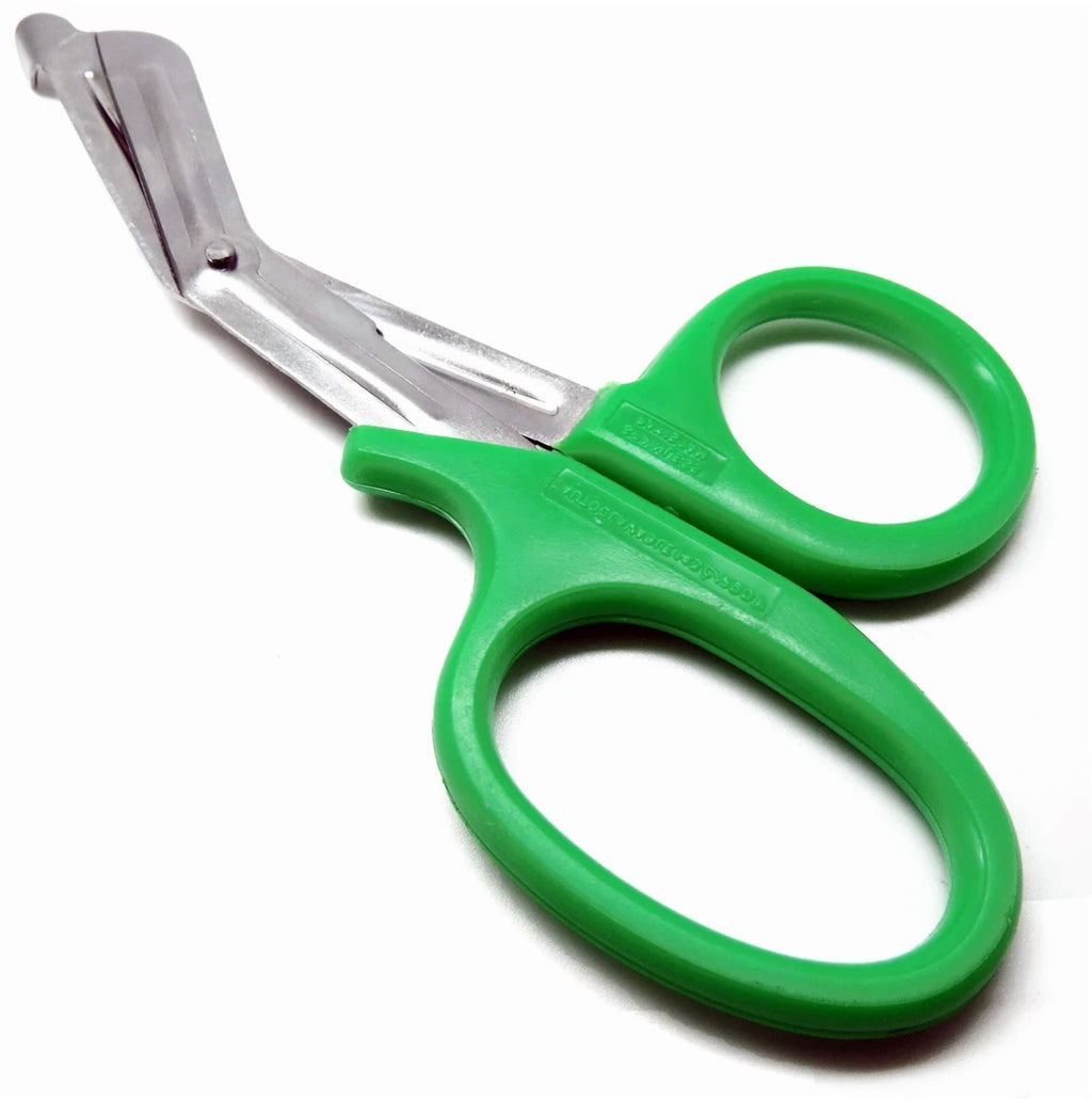 Green Utility Scissors 7.25" Multi-Purpose Diy Ems Emt Universal Shears Tools