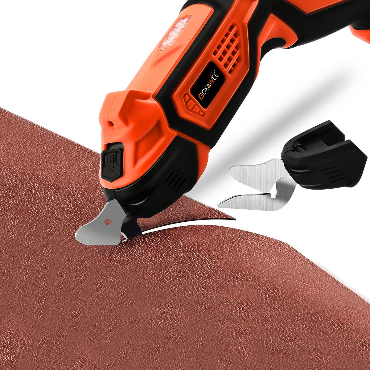 GOXAWEE Lightweight Farbric Cordless Electric Scissors, Black, 10.35 x 4.06 x 2.32 Inches, G5269-N