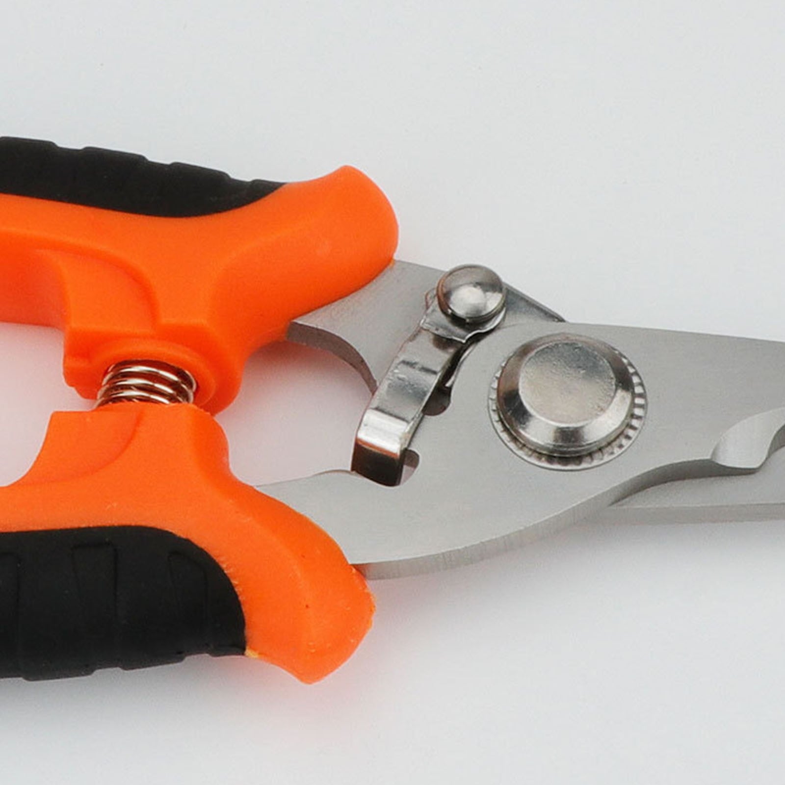 Heavy Duty Scissors Industrial Utility Scissors Multipurpose Metal Shear Box Carpet Cutter with Finely Serrated High Carbon Stainless Steel Blades,Easy Cutting Wire Soft Line