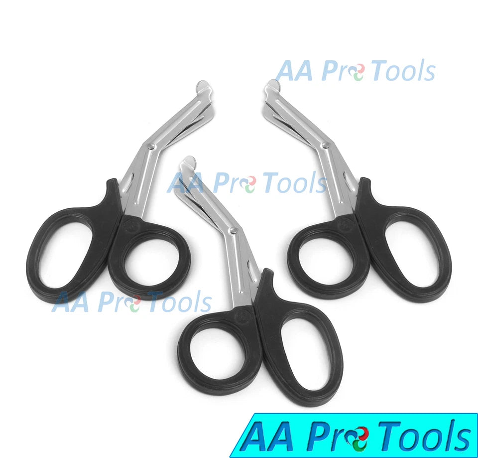 Set Of 3 Autoclavable Emt/Ems Bandage Shears 7.5'' Utility German Premium Tools