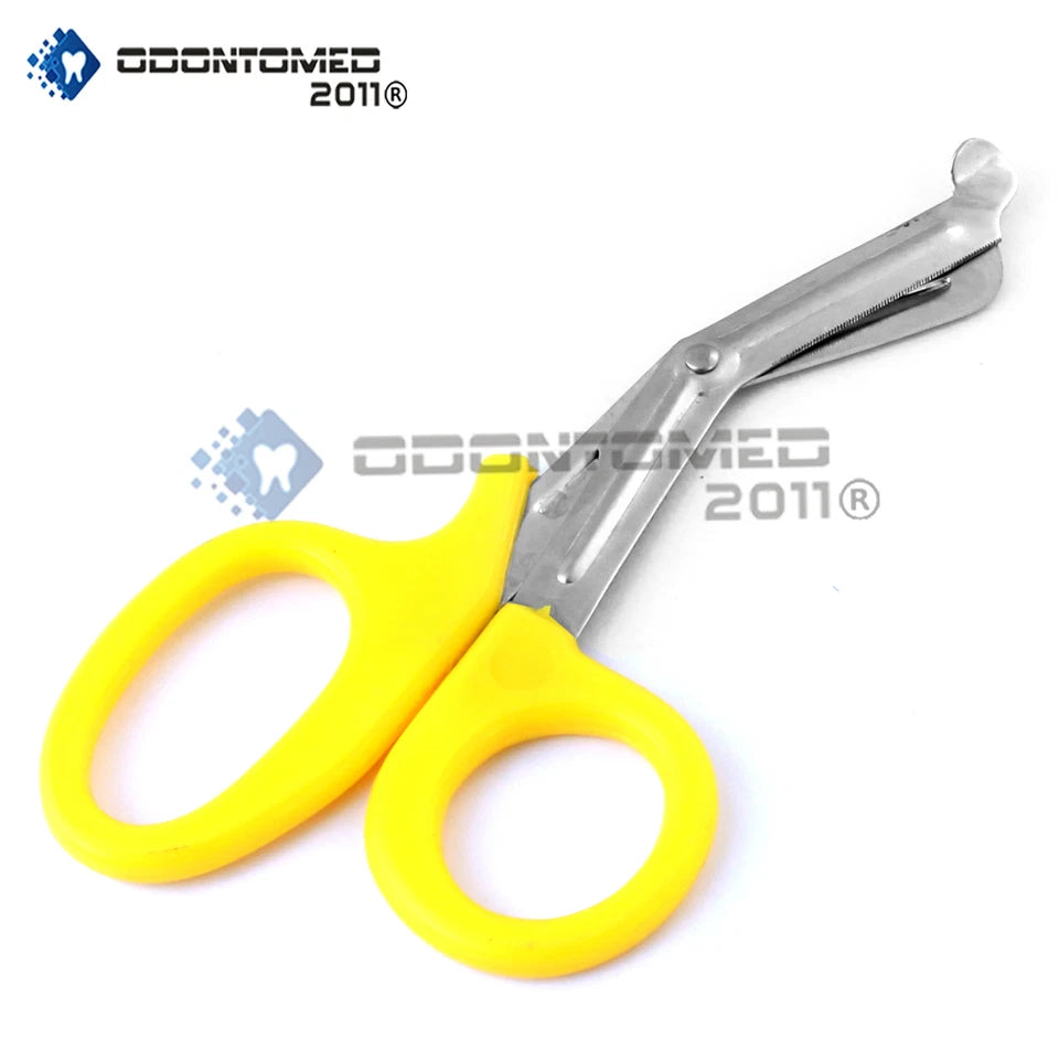 12 Emt Yellow Utility Scissors 5.5''