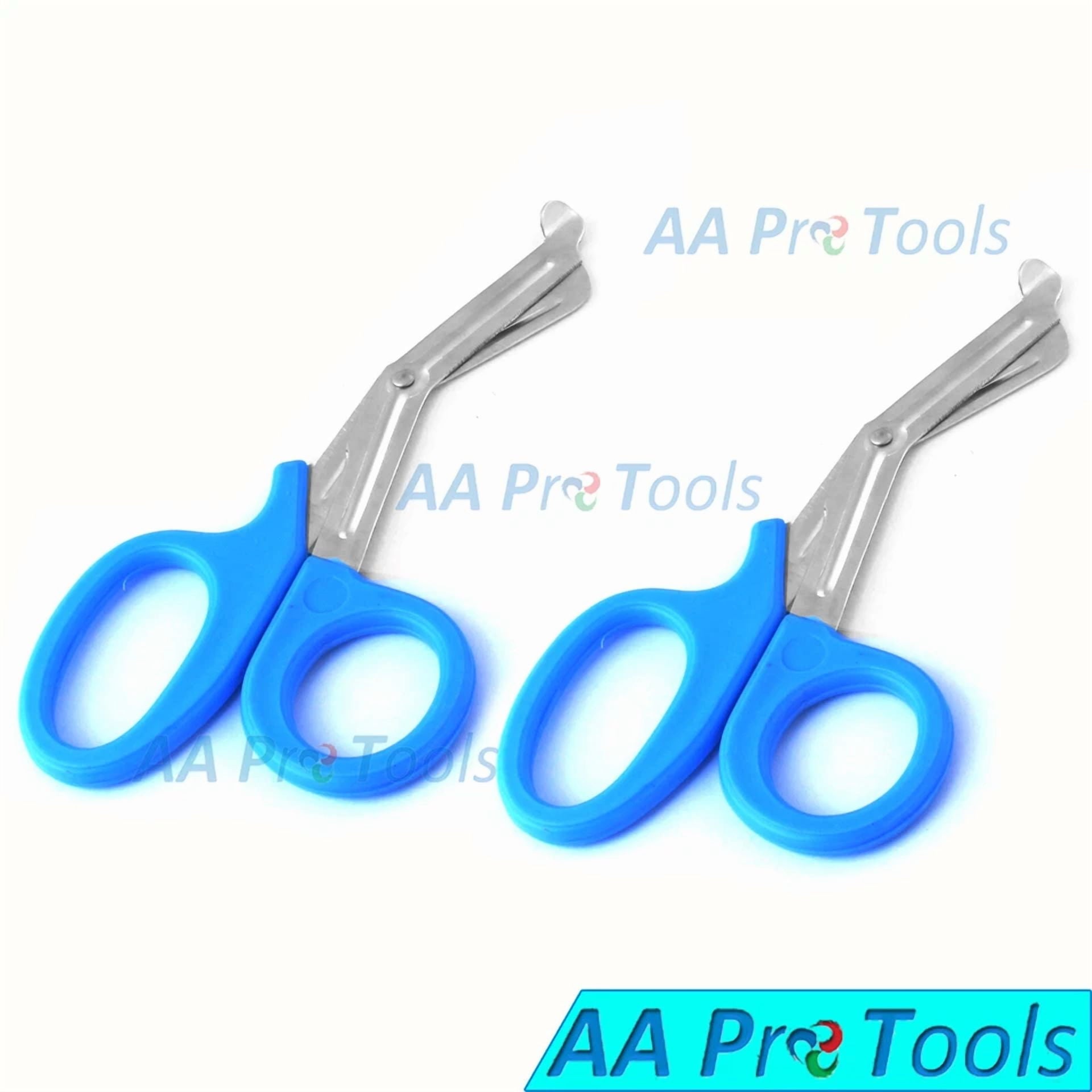 2 New Pairs 7 1/2" Emt Bandage Scissors Trauma Shear 7.5" Teal Utility Shears