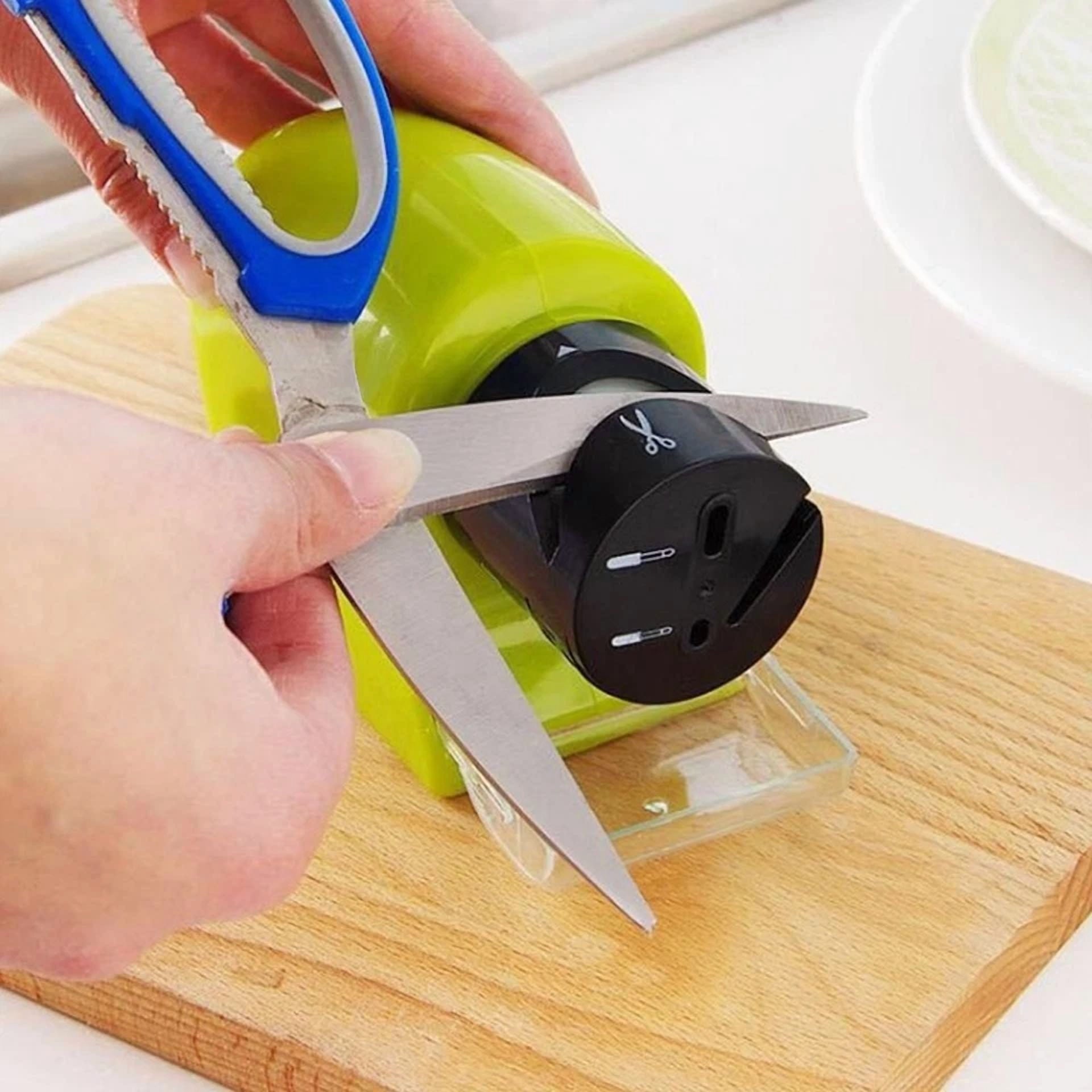 Electric Sharpening Tool Knife Sharpener Cordless Scissor Sharpening Stone Jq