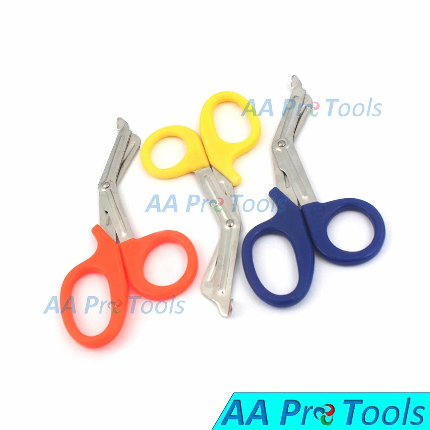 3 Assorted Colors Nurse Scissors Emt 5.5" Utility Bandage Shears Emergency
