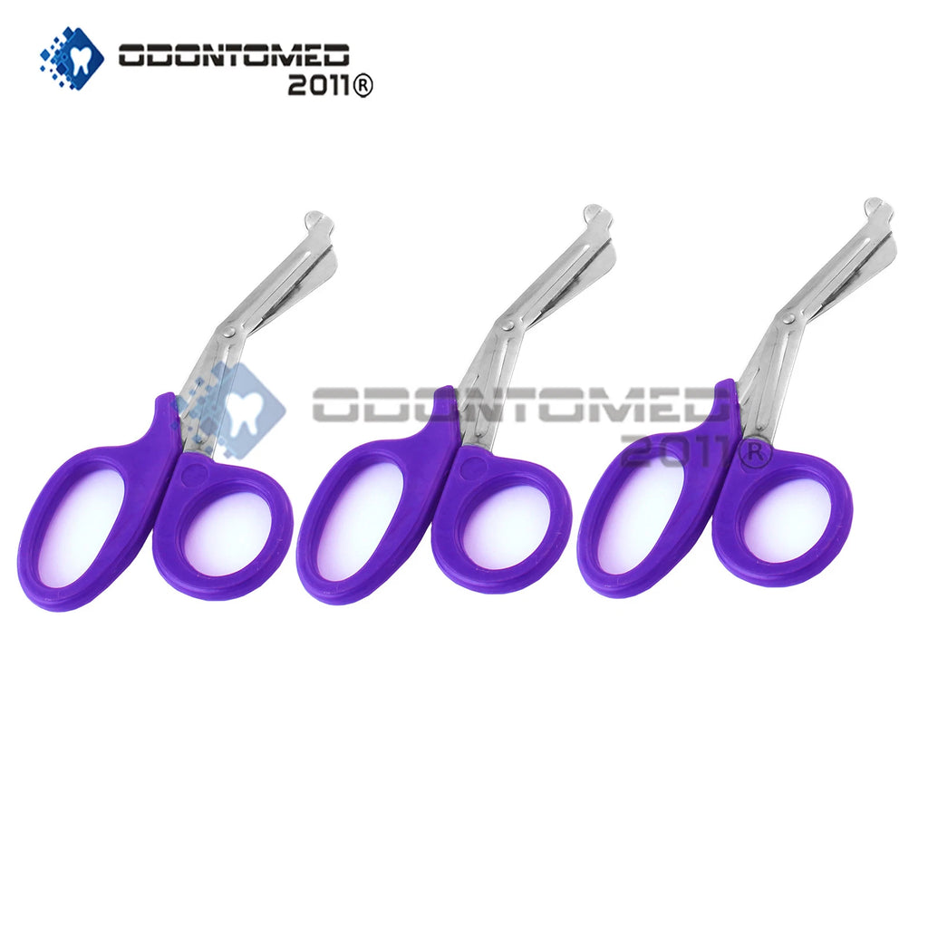 3 Emt Utility Scissors Shears 7.25" Purple Colored