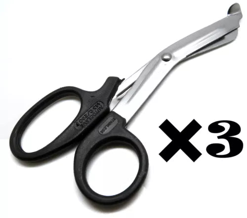 3 Pcs New Black Utility Scissors 5.5" Multi-Purpose Diy Ems Emt Shears Tools