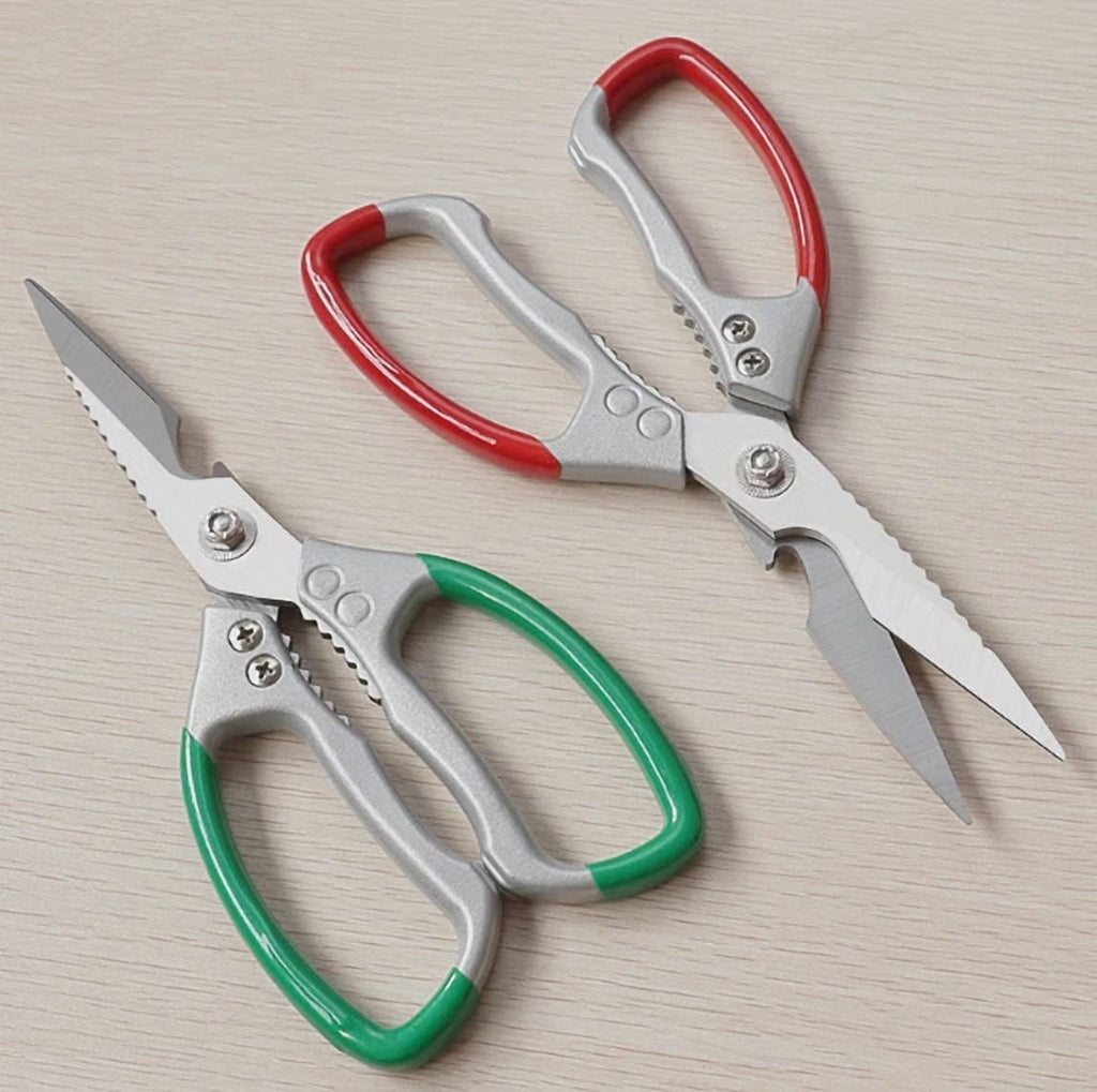 Sk5 Kitchen Scissors Aluminum Handle Household Scissors Chicken Bone Scissors