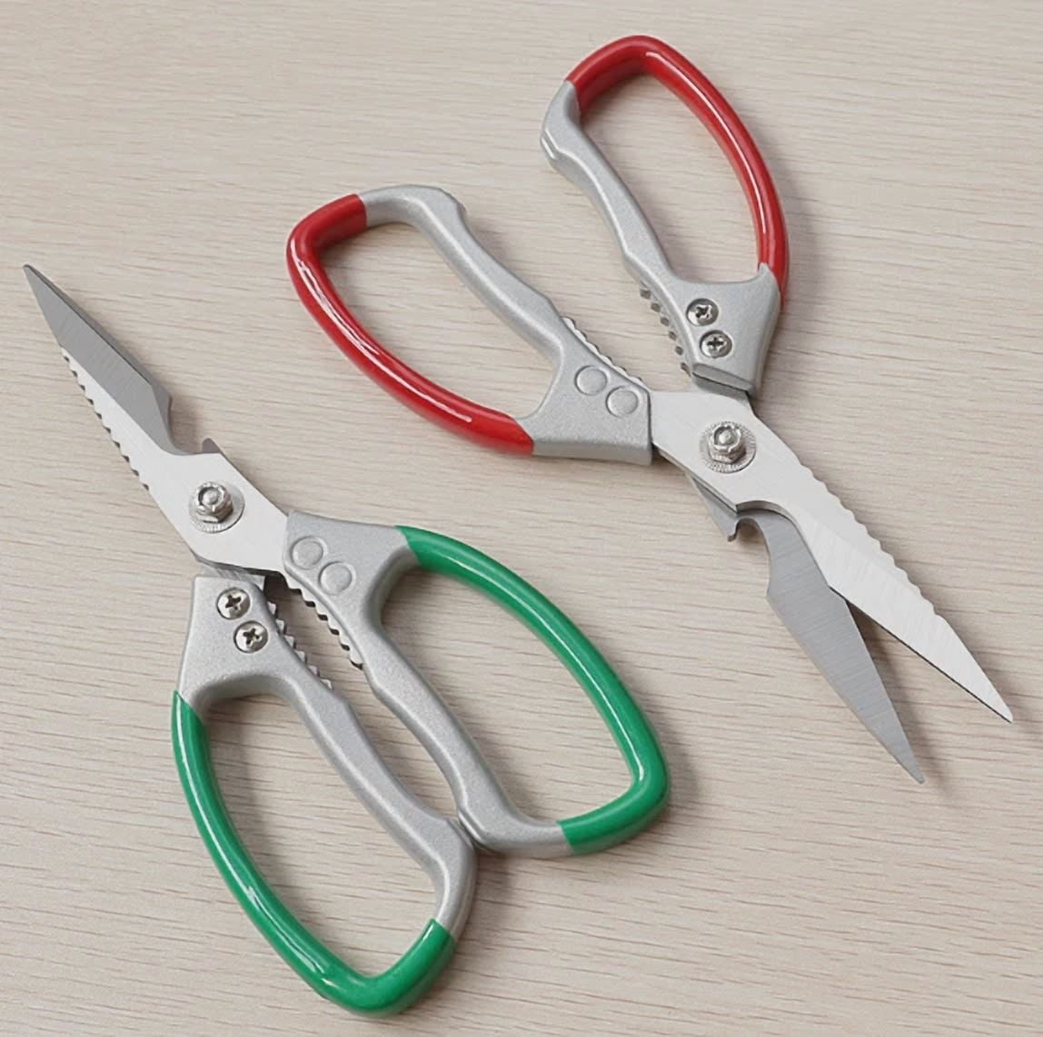 Sk5 Kitchen Scissors Aluminum Handle Household Scissors Chicken Bone Scissors