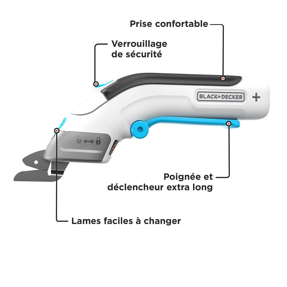 BLACK+DECKER 4V Crafting Scissors (BCSC115FF)