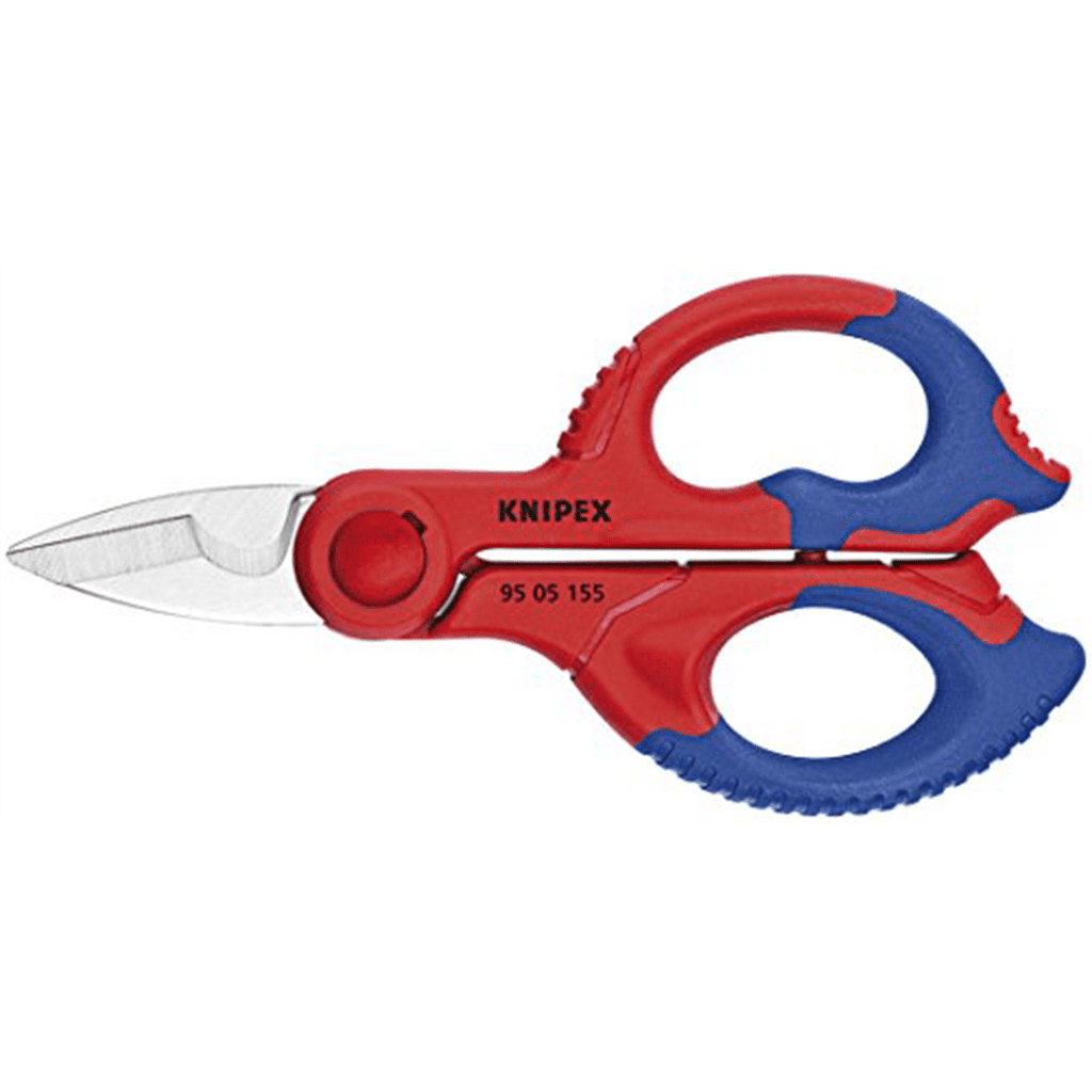 Knipex 9505155SBA Electrician's Shears w/ Plastic Belt Case