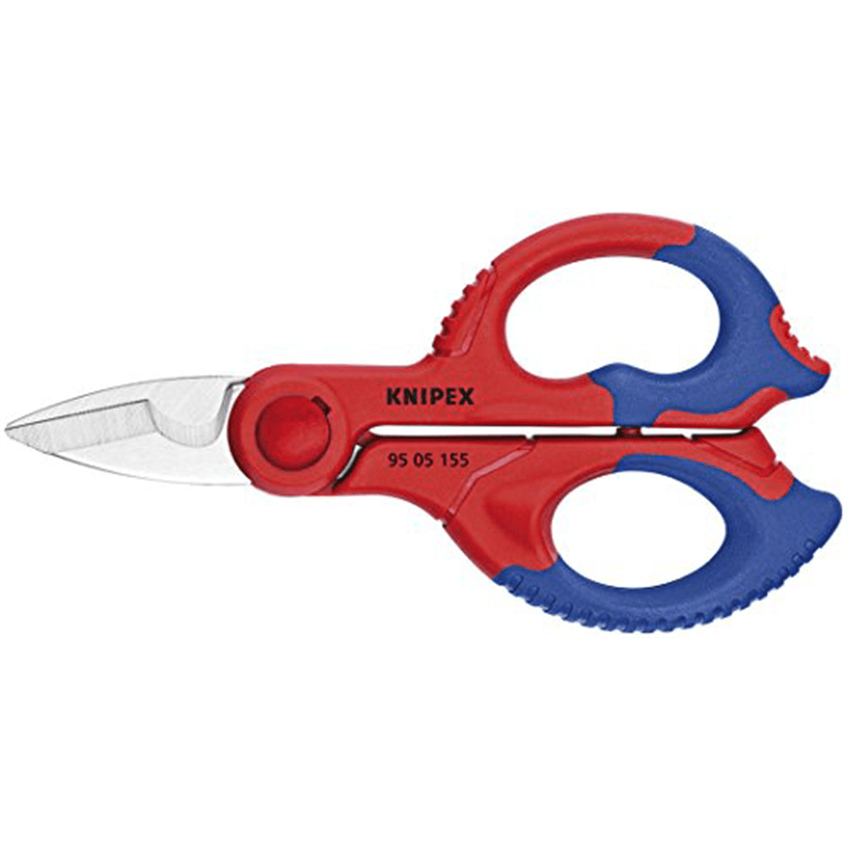 Knipex 9505155SBA Electrician's Shears w/ Plastic Belt Case