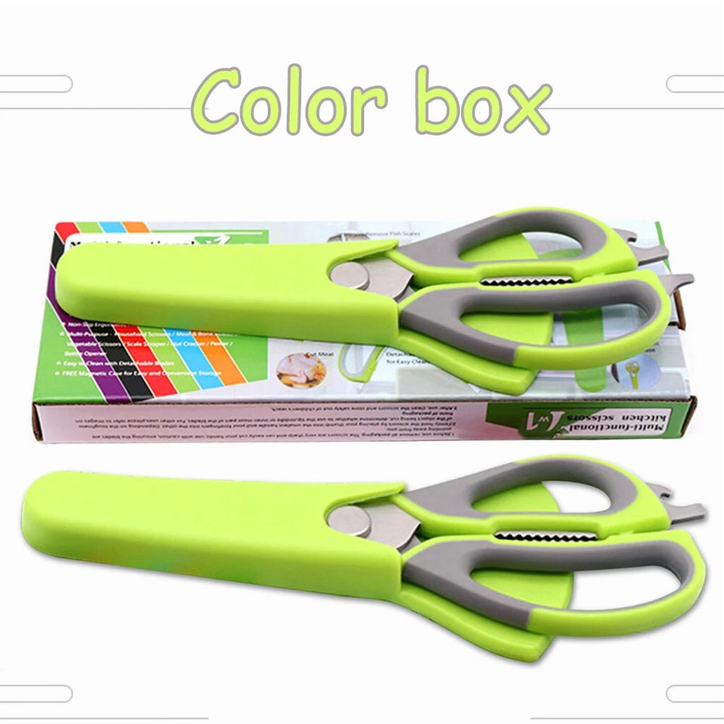 New Heavy Duty Kitchen House Hold Scissor Meat Chicken Fish Cutter Herbs Shears