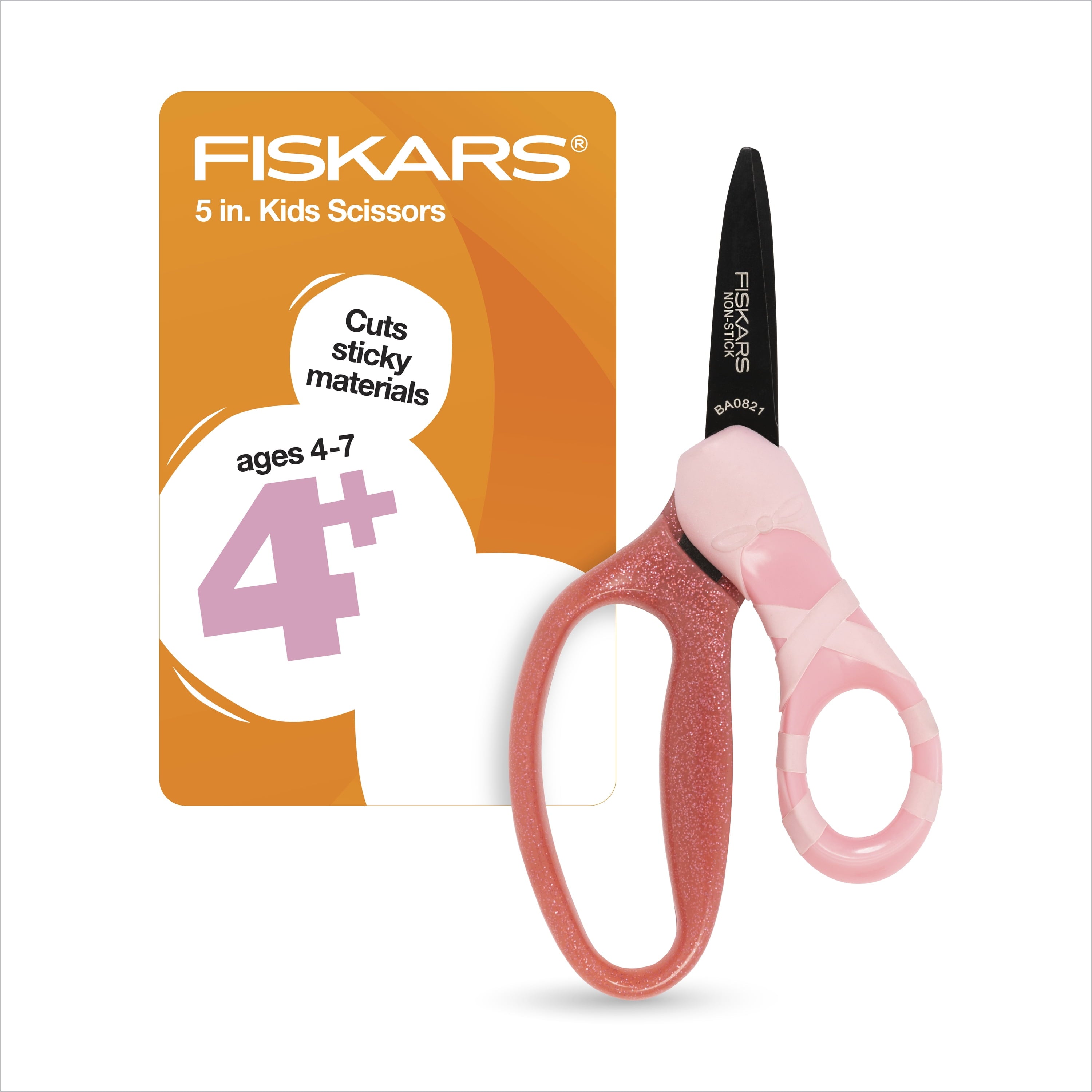 Fiskars 5" Pointed-Tip Kids Scissor Ages 4-7, Ballerina