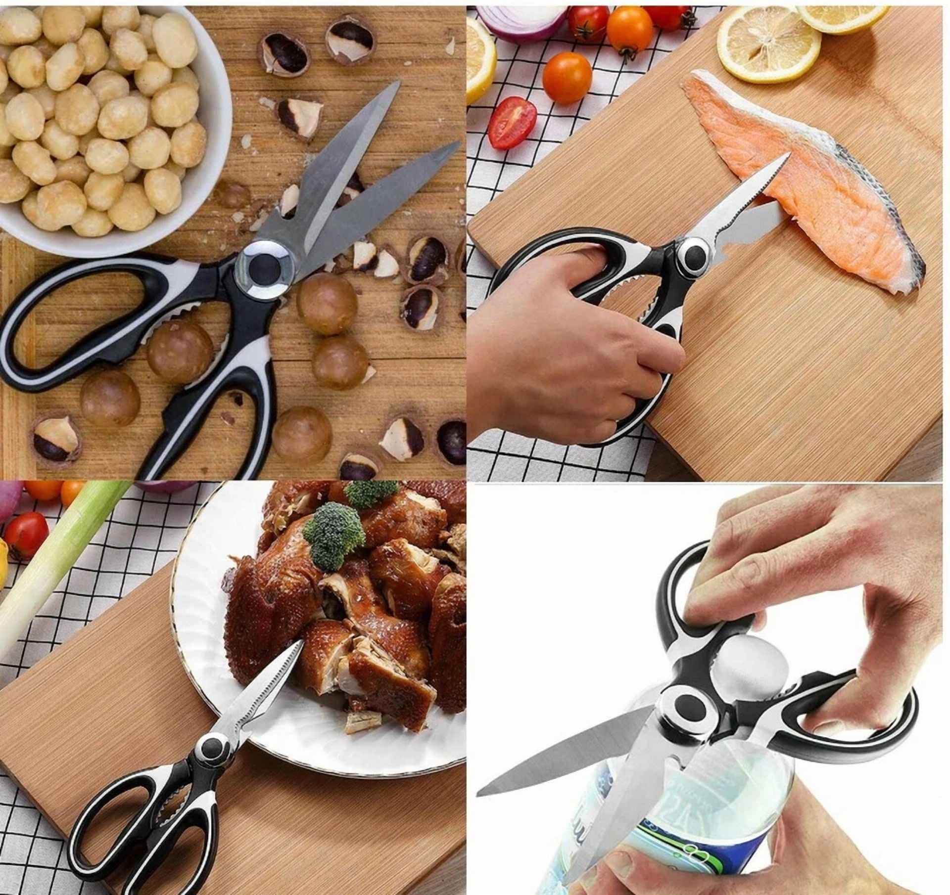 Kitchen Scissors Heavy Duty Stainless Steel Sharp Scissors Multi-Purpose Tool