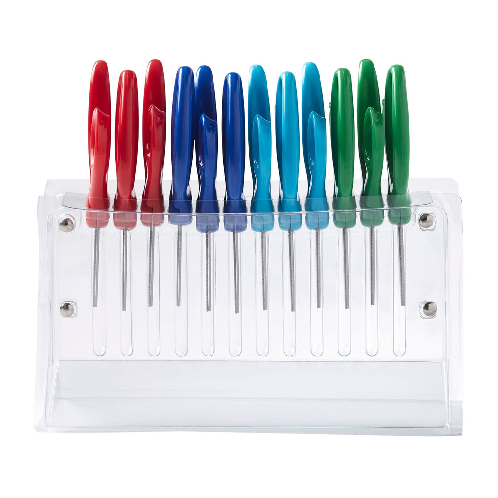 Fiskars 5" Pointed-tip Kids Scissors, 12 Pack