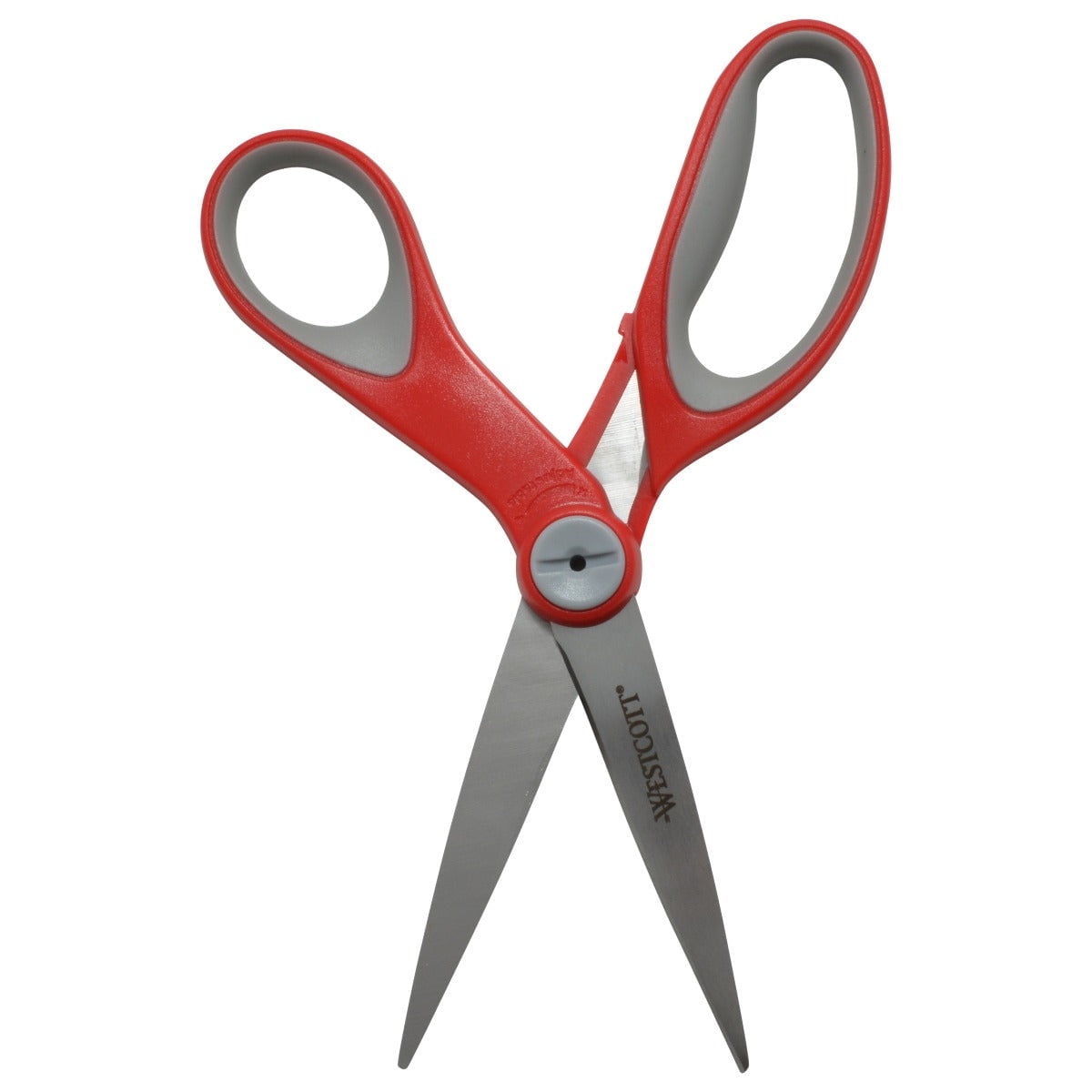 Westcott 8" Straight Stainless Steel Glide Scissors, Durable Stainless Steel, 3-Pack