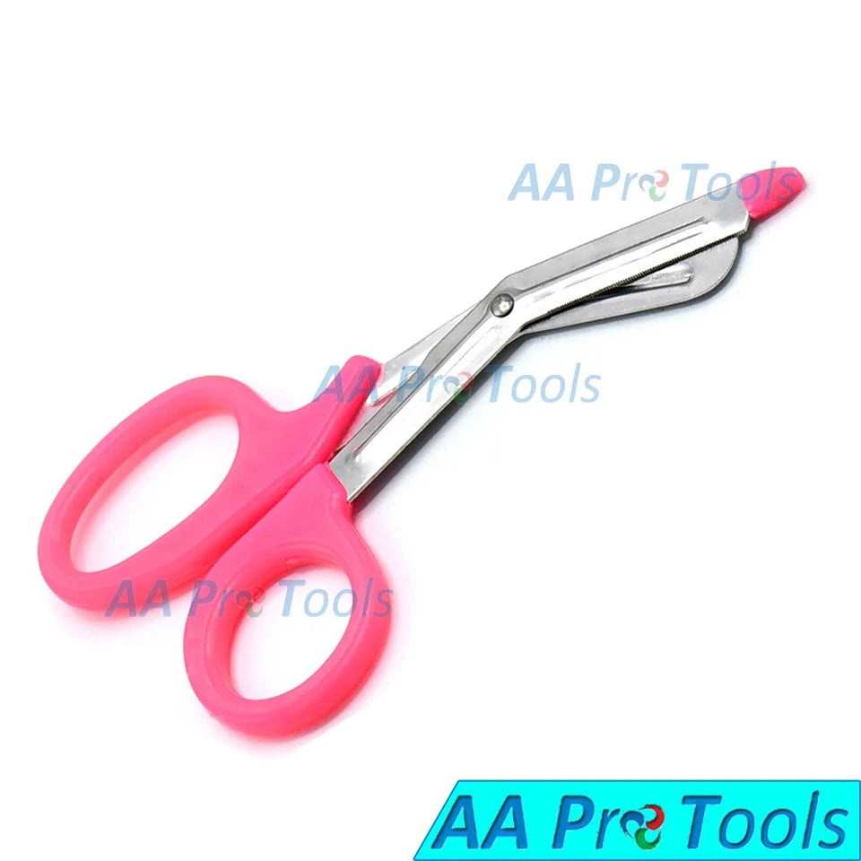 5 Emt Utility Scissors Shears 7.5" With Probe Black, Red, Blue, Pink & Yellow