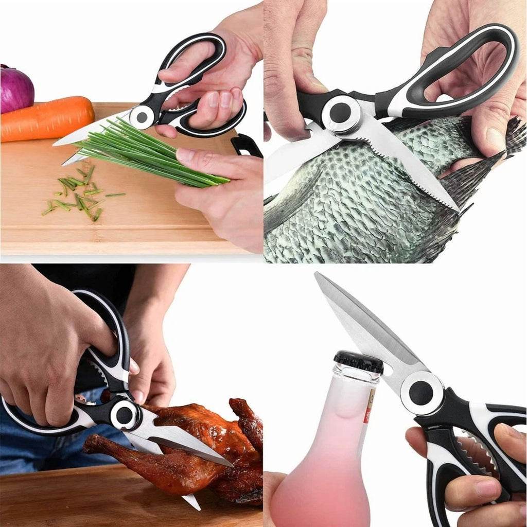 Kitchen Scissors Heavy Duty Stainless Steel Sharp Scissors Multi-Purpose Tool