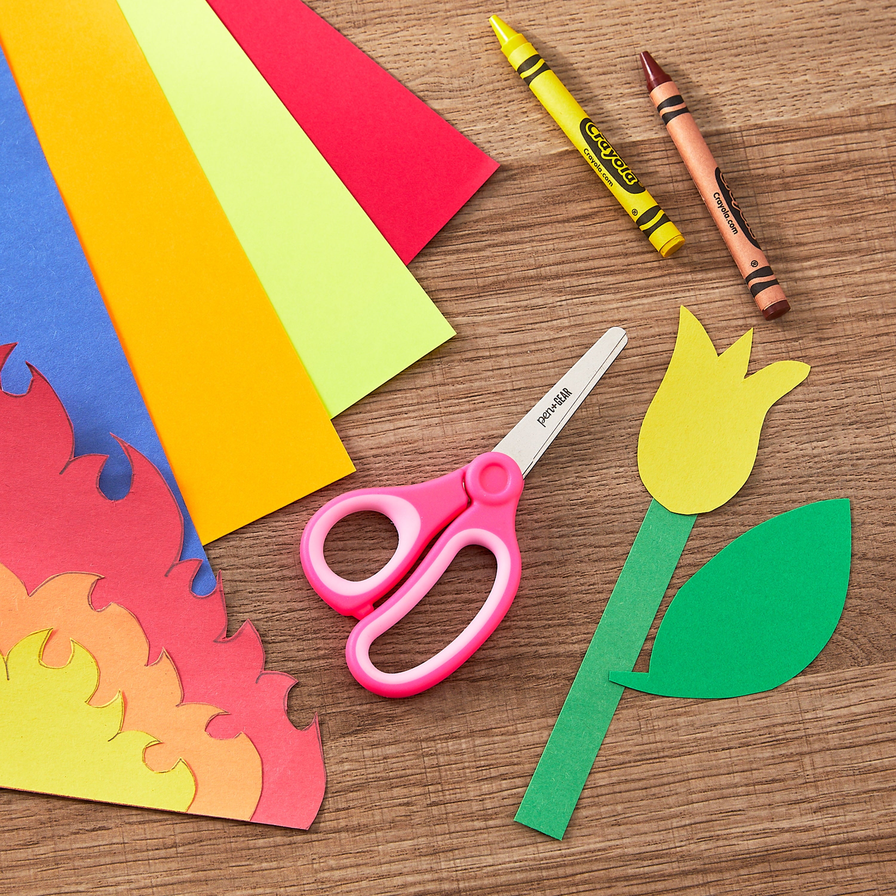 Pen+Gear 5-inch Blunt-tip Kids Scissors, Ages 4-7, School Supplies, Pink