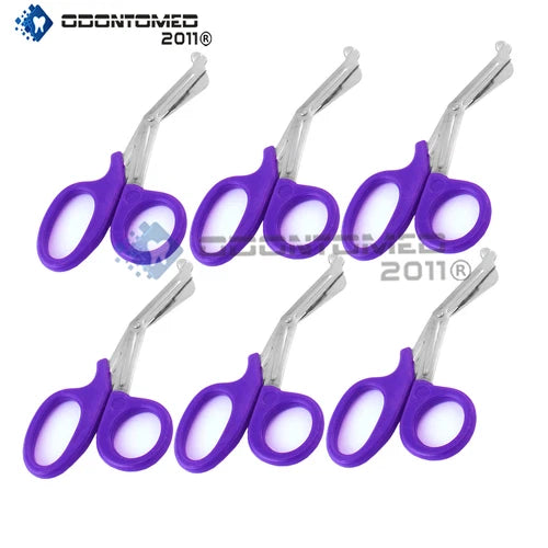 6 Emt Utility Scissors 5.5" (Purple Handle)