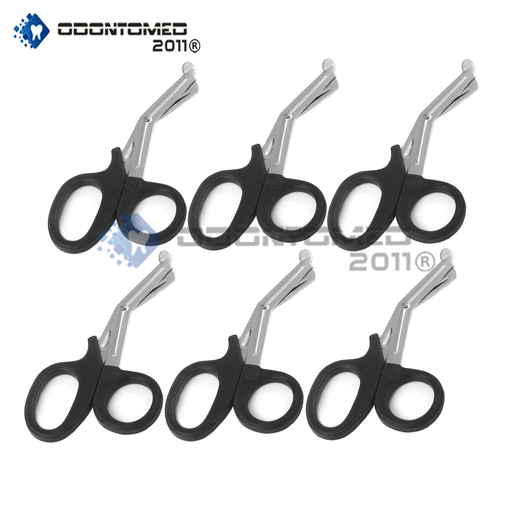 6 Emt Utility Scissors Shears 7.25" Black Colored