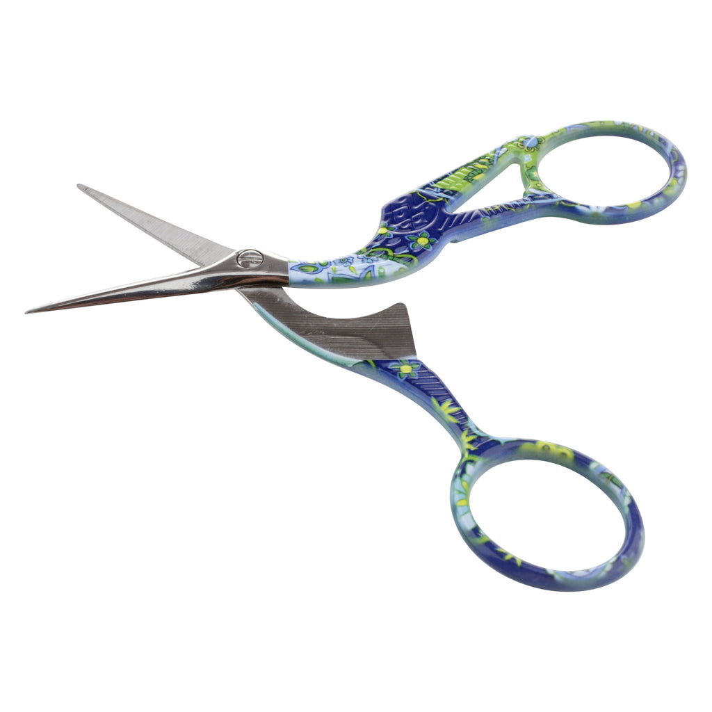 Janlynn Paisley Print Stork Scissor, 1 Each