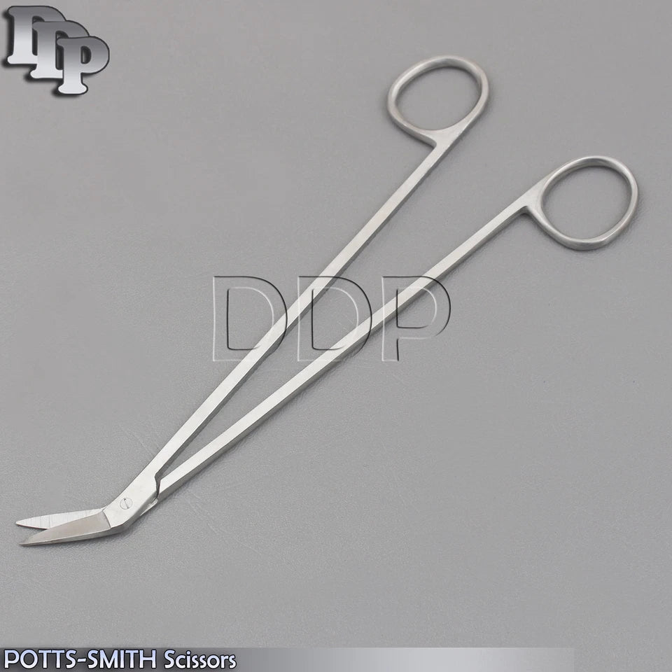 Potts-Smith Scissors 7.5 In. Angled 60 Degrees, 20 Mm Blade Cardio Instruments