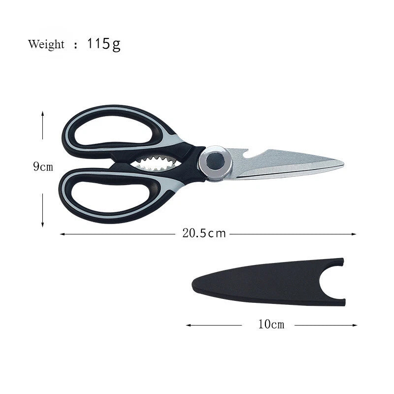 Multi -Functional Kitchen Shears Heavy Duty Scissors For Meat Fish Chicken Bones