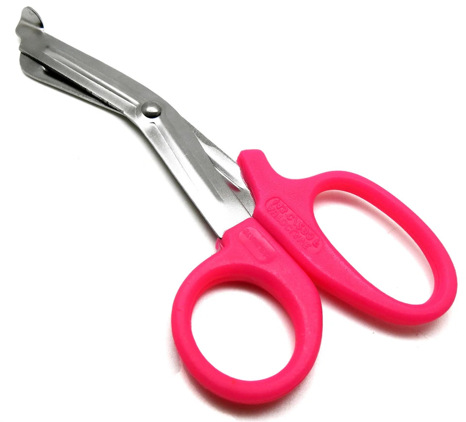 Pink Utility Scissors 5.5" Multi-Purpose Diy Ems Emt Universal Shears Instrument