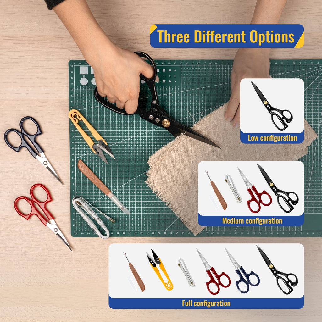 Damita Fabric scissors,9" Heavy Duty Sewing Scissors,Sharp Fabric Cutting Shears,Multi-purpose for Sewing,Embroidery,and Crafting