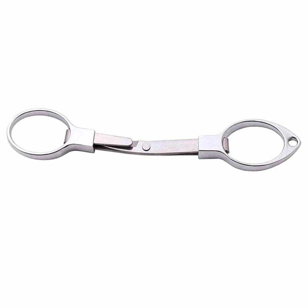 Foldable Scissors, Stainless Steel Portable Travel Scissors, Small Folding Scissors Pointy Sewing Scissor, Craft Scissors Yarn Cutter, Snips, Fold Up Scissor